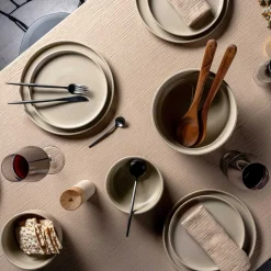 Keramikteller ROMA 22 cm beige 6er-Set