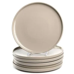 Keramikteller ROMA 27 cm beige 6er-Set