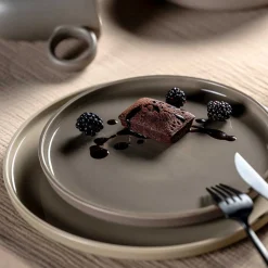 Keramikteller ROMA 27 cm beige 6er-Set