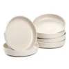 Keramikteller ROMA 20 cm creme tief 6er-Set