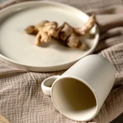 Keramikteller ROMA 22 cm creme 6er-Set