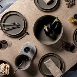 Keramikteller ROMA 27 cm taupe 6er-Set