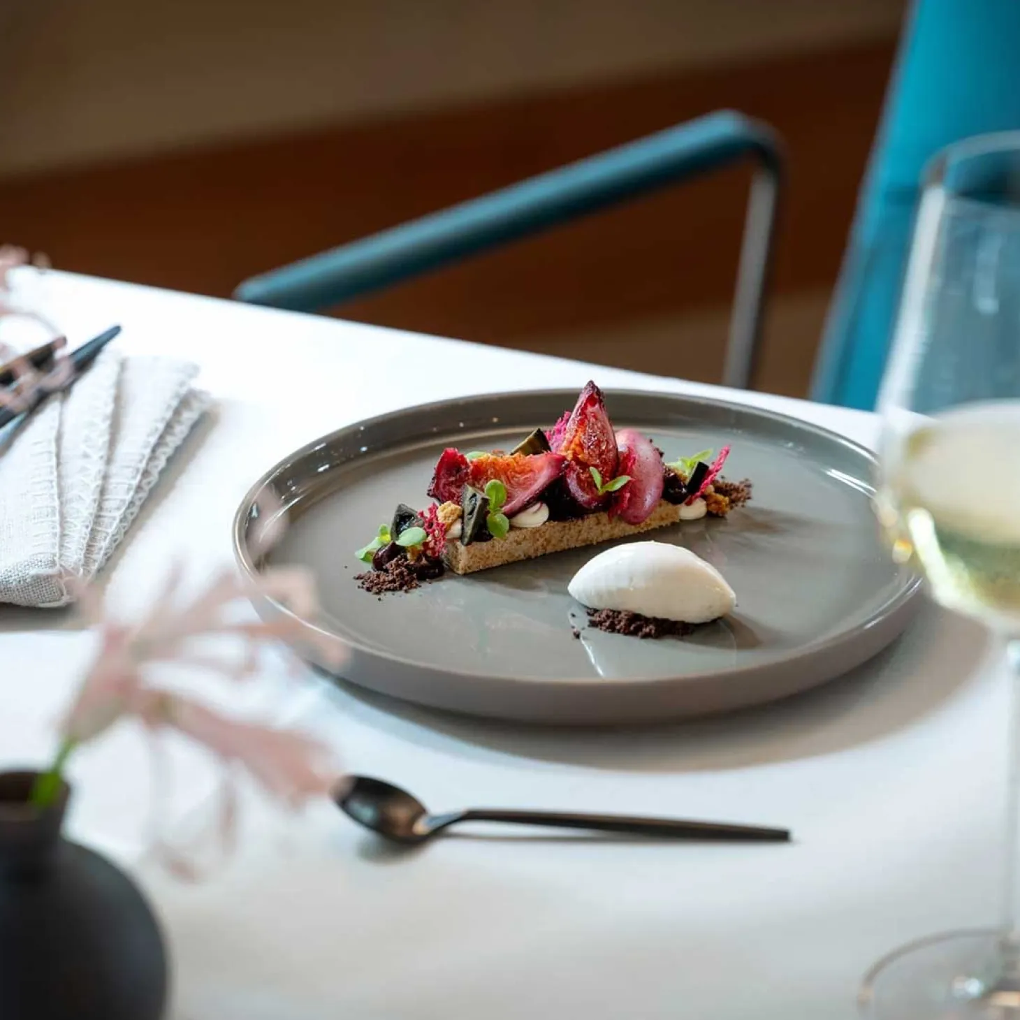 Keramikteller ROMA 22 cm taupe 6er-Set