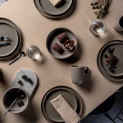 Keramikteller ROMA 22 cm taupe 6er-Set