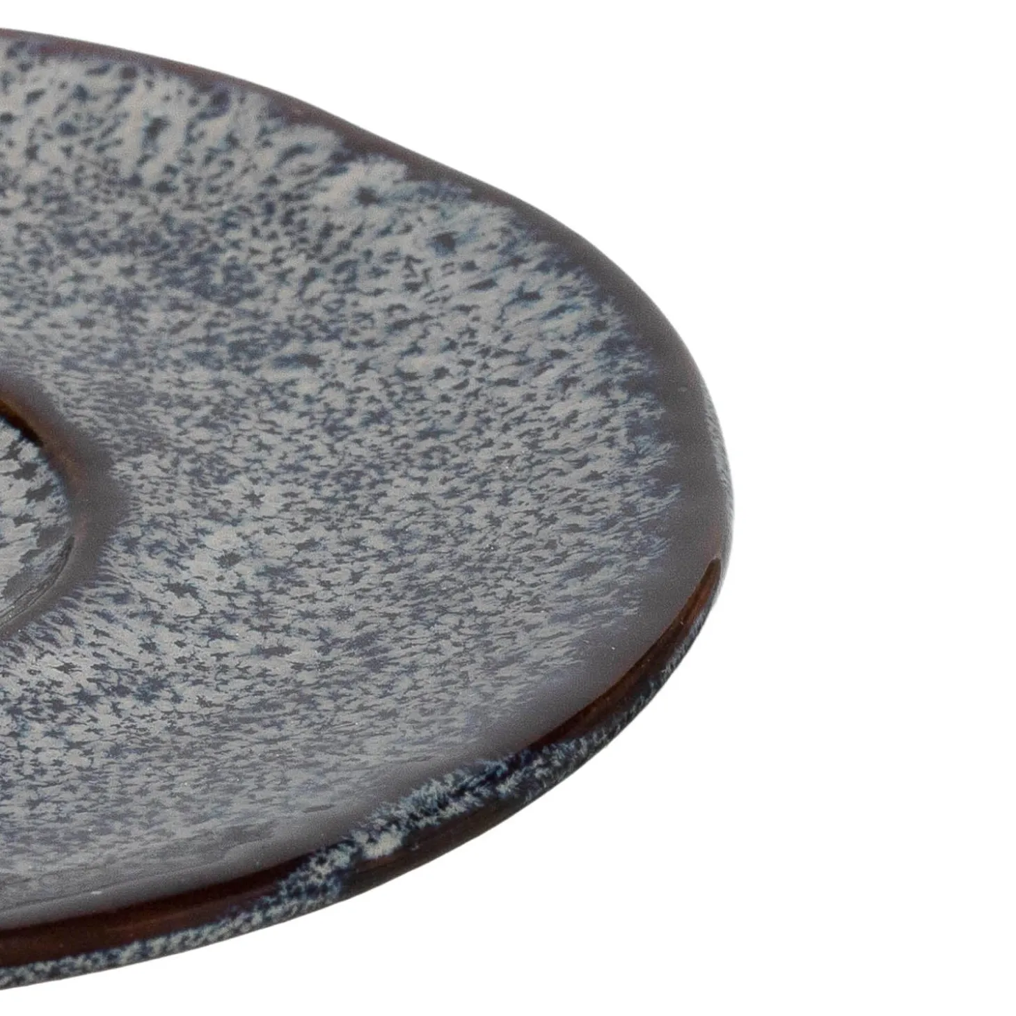 Keramikuntertasse MATERA 11 cm anthrazit 4er-Set