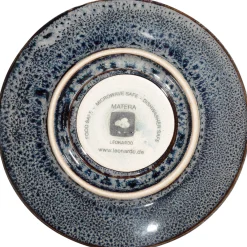 Keramikuntertasse MATERA 11 cm anthrazit 4er-Set