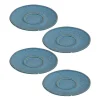 Keramikuntertasse MATERA 11 cm blau 4er-Set