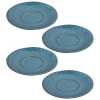 Keramikuntertasse MATERA 15 cm blau 4er-Set