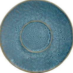 Keramikuntertasse MATERA 15 cm blau 4er-Set