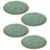 Keramikuntertasse MATERA 15 cm grün 4er-Set