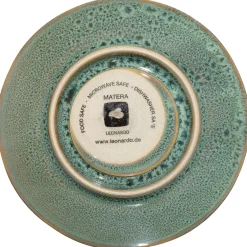 Keramikuntertasse MATERA 11 cm grün 4er-Set