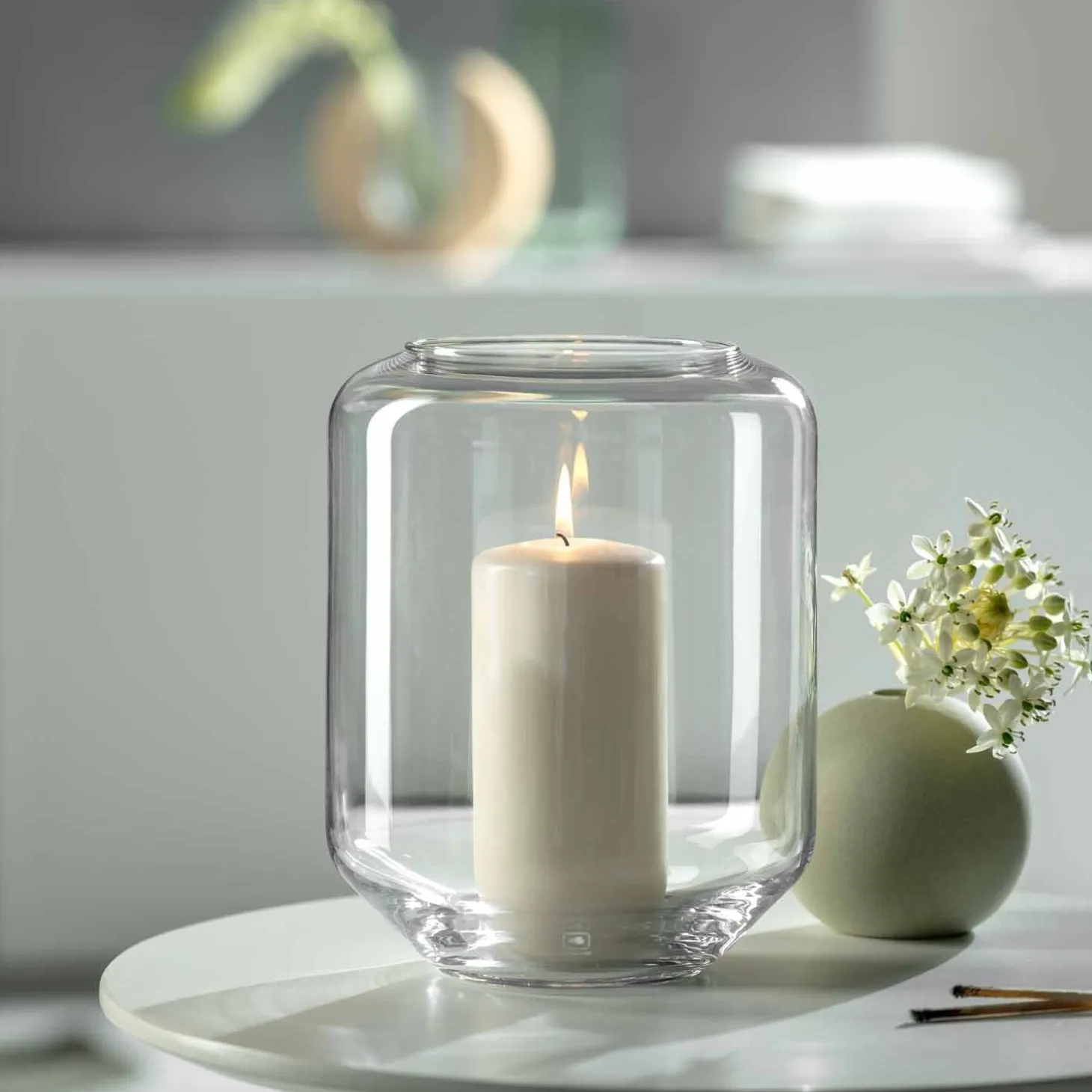 Keramikvase BOLLA 9 cm hellgrün