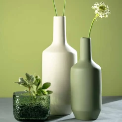 Keramikvase MILANO 40 cm grün