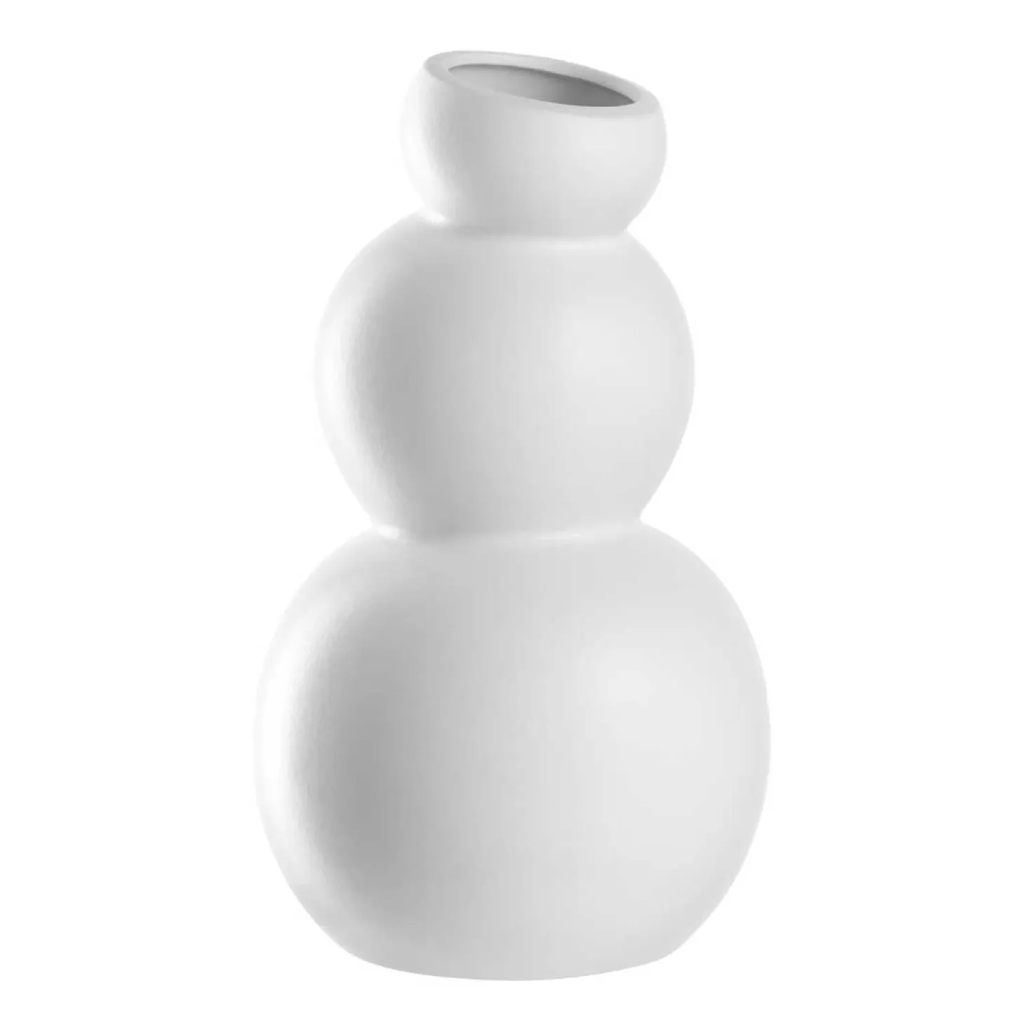 Keramikvase SILENZIO 26 cm weiß