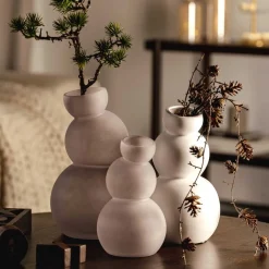 Keramikvase SILENZIO 26 cm weiß