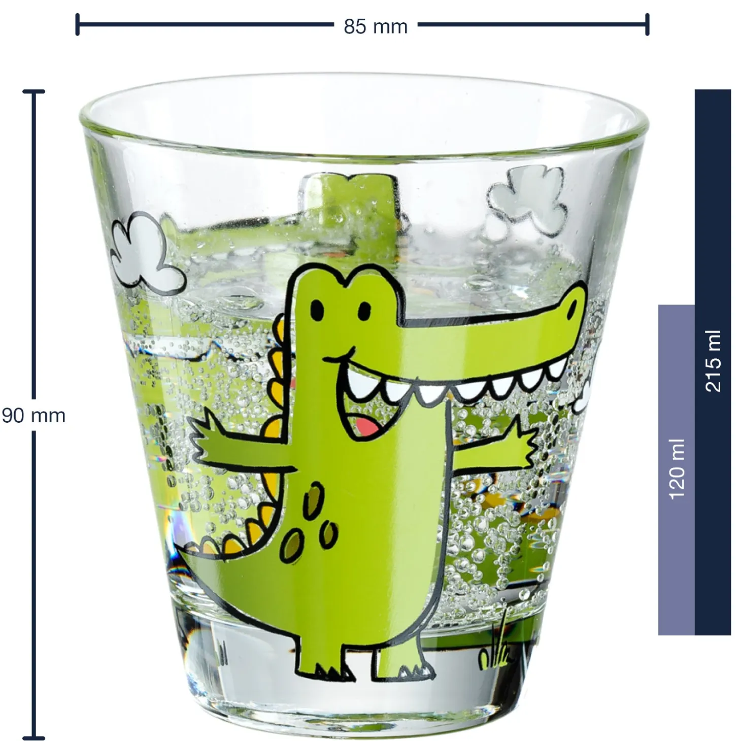 Kindertrinkset BAMBINI 3-teilig Krokodil