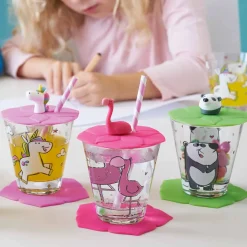 Kindertrinkset BAMBINI 3-teilig Flamingo