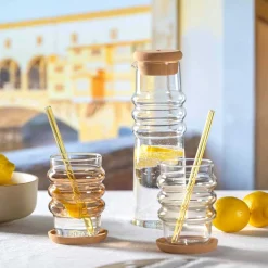 Korkuntersetzer GOCCE 9 cm 4er-Set