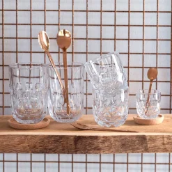 Korkuntersetzer GOCCE 9 cm 4er-Set