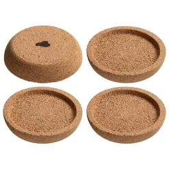 Korkuntersetzer GOCCE 6 cm 4er-Set
