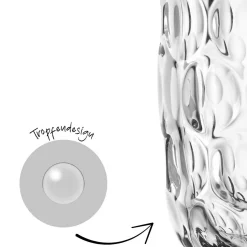 Latte Macchiato Glas GOCCE 380ml 1. Variante 2er-Set