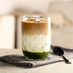 Latte Macchiato Glas GOCCE 380ml 2. Variante 2er-Set