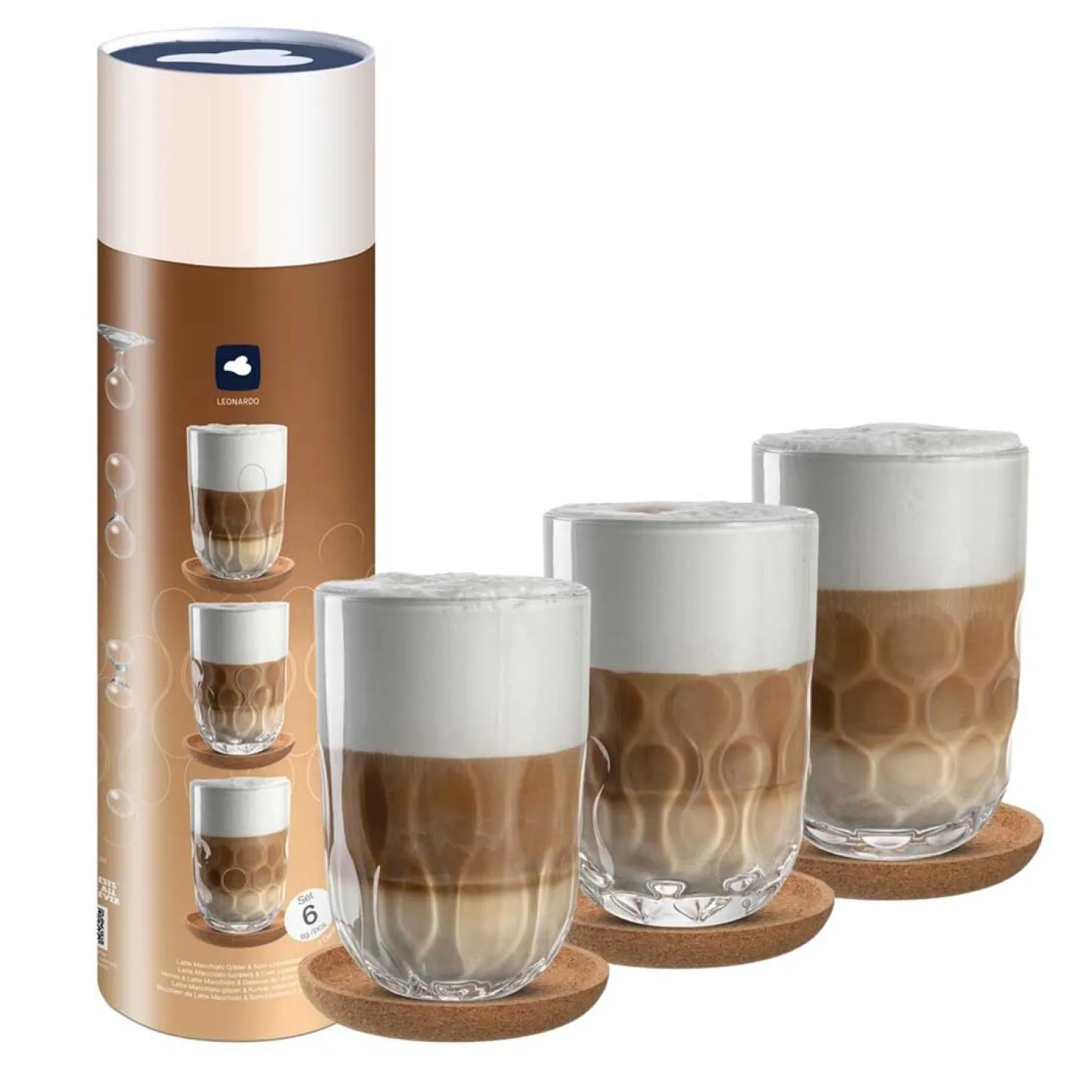 Latte Macchiato Set GOCCE 6-teilig