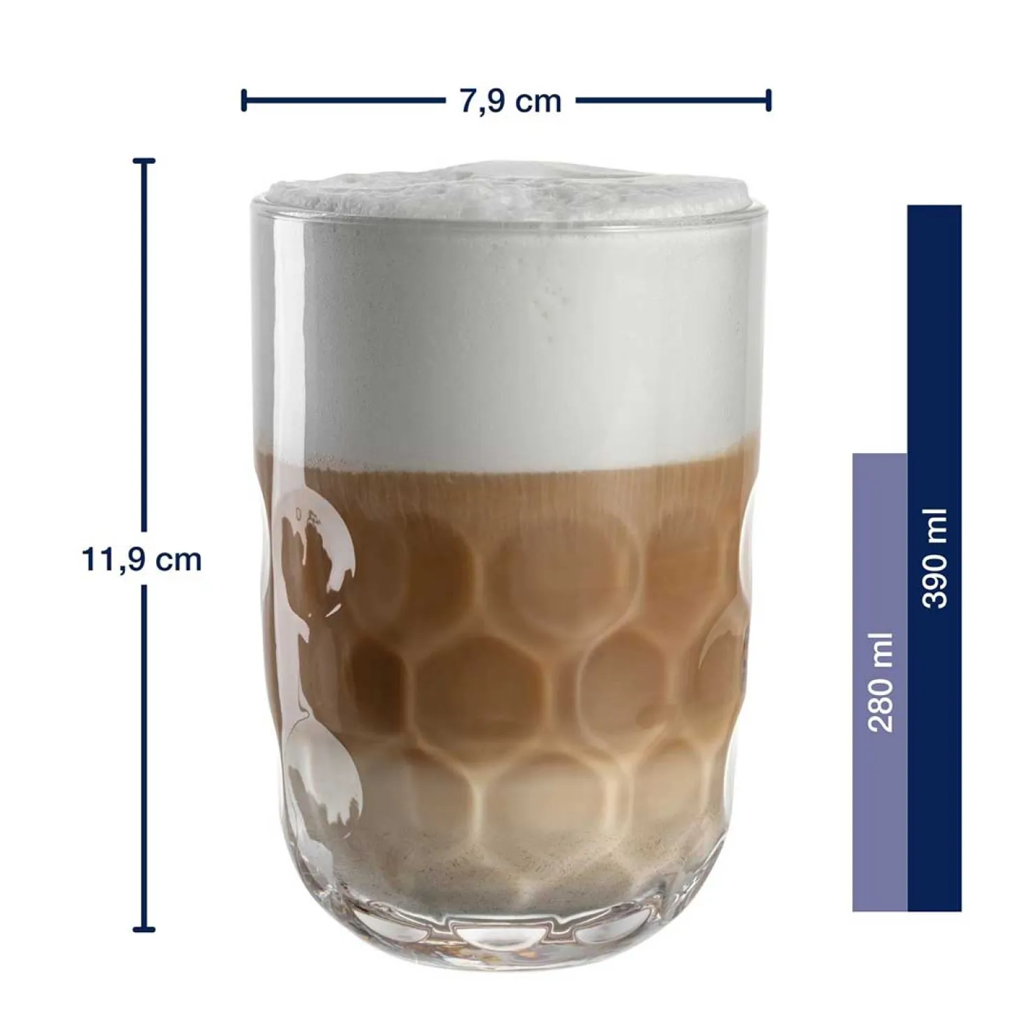 Latte Macchiato Set GOCCE 6-teilig