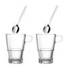 Latte Macchiato/Löffel SENSO 350 ml 4-teilig