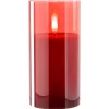 LED Kerze rot 15x8cm AUTENTICO
