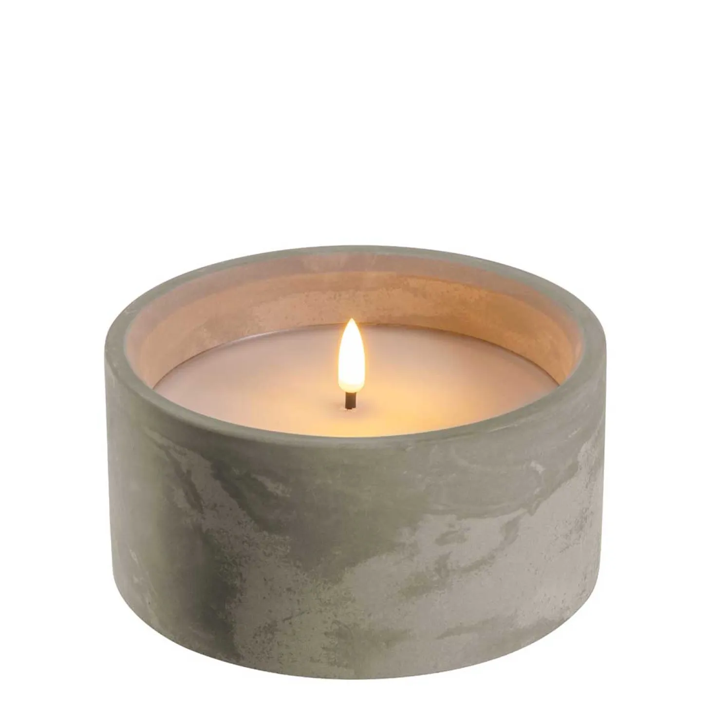 LED Licht SILENZIO Beton 8 cm breit