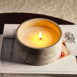 LED Licht SILENZIO Beton 8 cm breit