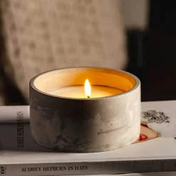 LED Licht SILENZIO Beton 8 cm breit