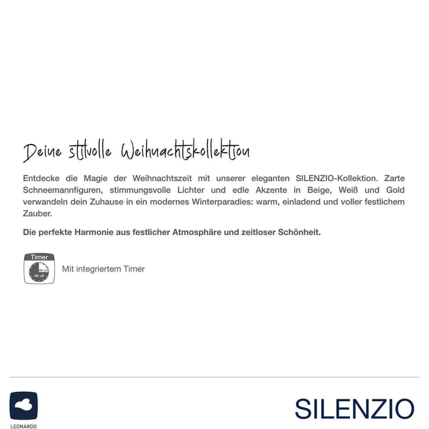 LED Licht SILENZIO Beton 8 cm breit