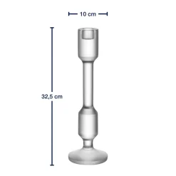 Leuchter RIALTO 33 cm satiniert