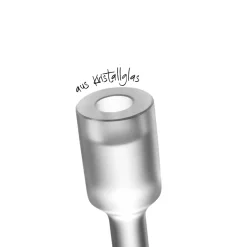 Leuchter RIALTO 33 cm satiniert