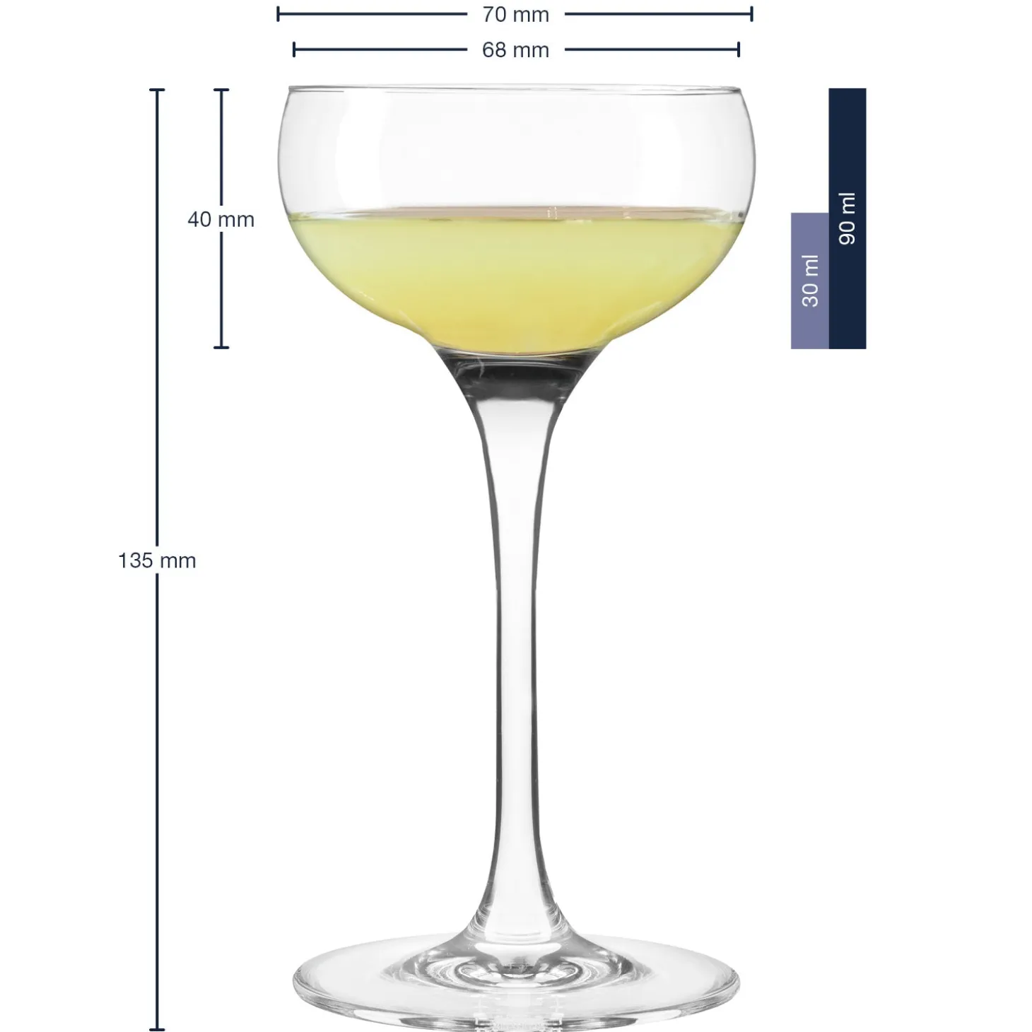 Likörschale CHEERS 90 ml 6er-Set