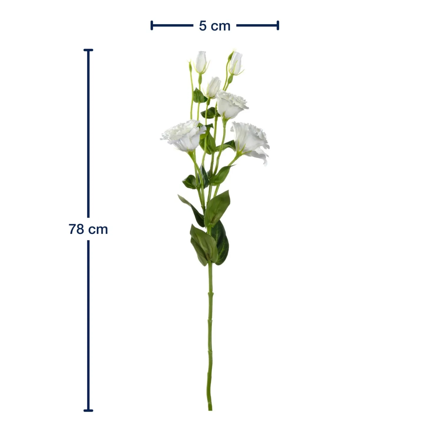 Lysianthus FIORE 78 cm weiß