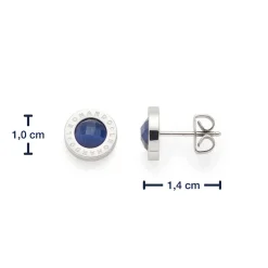 Ohrstecker MATRIX Dark Blue