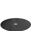Platte TURN 33 cm schwarz Schieferoptic