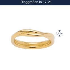 Ring TWISTER 19 gold CIAO