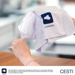 Rotweinglas CESTI 500 ml 6er-Set + Poliertuch