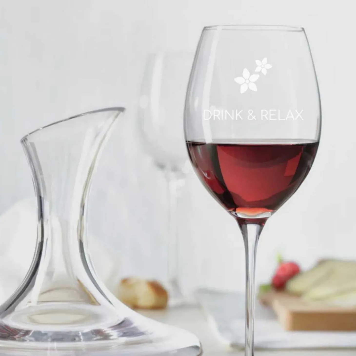 Rotweinglas CHEERS 520 ml mit persönlicher Gravur