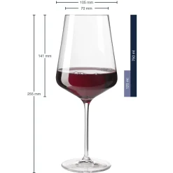 Rotweinglas PUCCINI 750 ml mit persönlicher Gravur