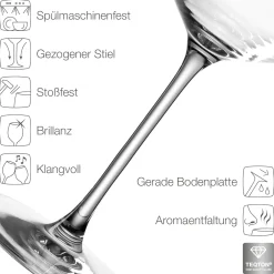 Rotweinglas PUCCINI 750 ml mit persönlicher Gravur