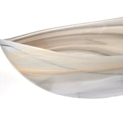 Schale ALABASTRO 32 cm beige oval