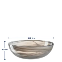 Schale ALABASTRO 28 cm beige