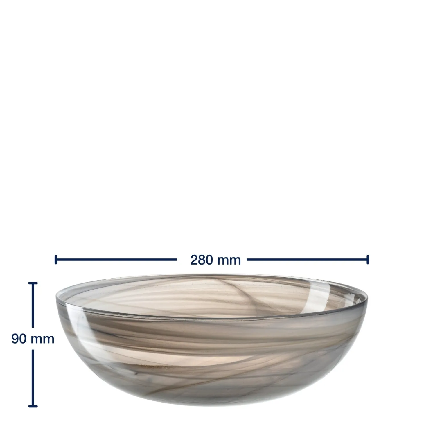 Schale ALABASTRO 28 cm beige