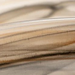 Schale ALABASTRO 27 cm x 15 cm beige/schwarz