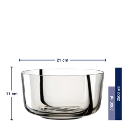 Schale ALVEO 21 cm taupe